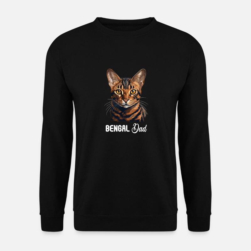 Chat du Bengale Bengalkatze - Sweat-shirt Unisexe - noir