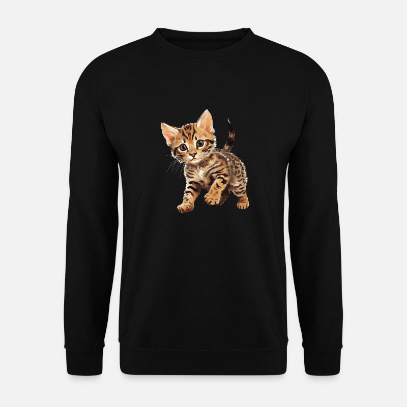 Bengal Cat Bengalkatze - Unisex Sweatshirt - black