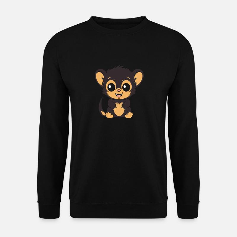 Koboldmaki - Unisex Pullover - Schwarz