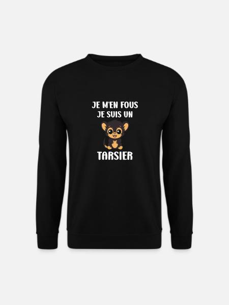 Humour tarsier - Sweat-shirt Unisexe - noir