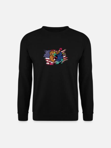 Boxe États-Unis - Sweat-shirt Unisexe - noir
