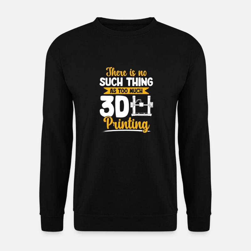 3D Printer 3D Printing - Unisex Sweatshirt - black