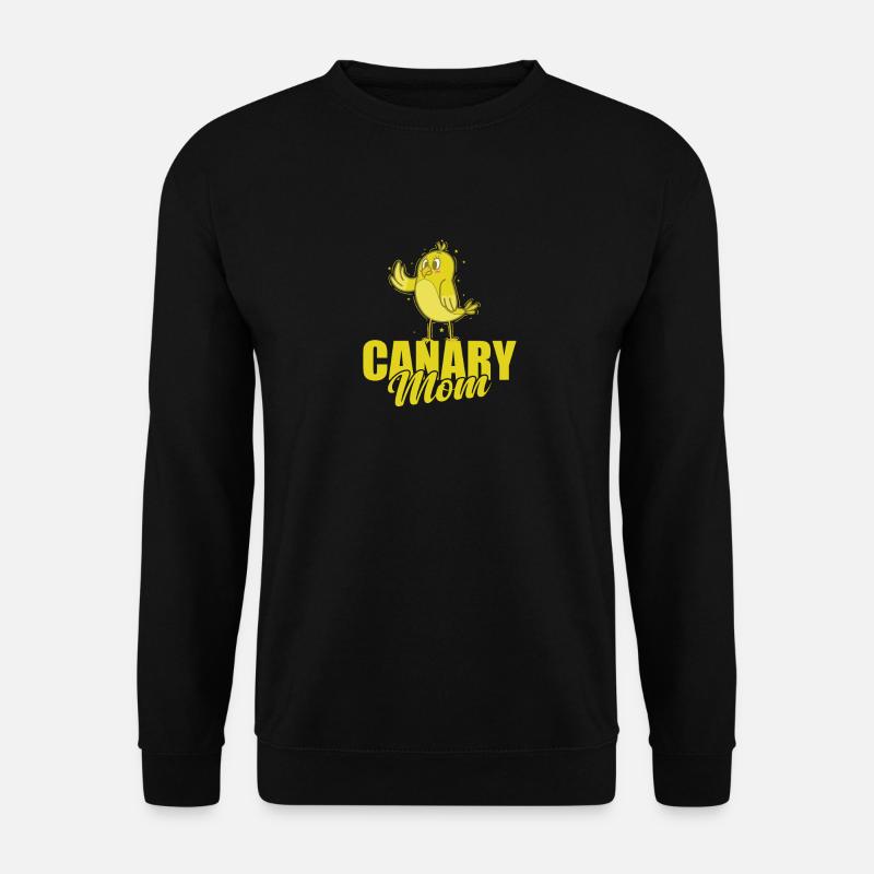 Canary Bird Mom - Unisex Sweatshirt - black