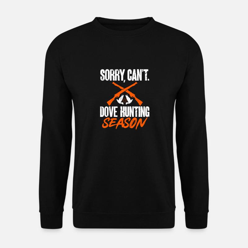 Taubenjäger Taubenjagd Tauben - Unisex Pullover - Schwarz