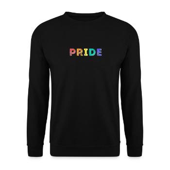 Cute Pride Month Celebration Party Grunge - Unisex Sweatshirt - black - Front - Alina (178cm) & Michal (187cm)
