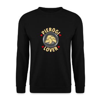 Pierogi polonais - Sweat-shirt Unisexe - noir - Devant - Alina (178cm) & Michal (187cm)