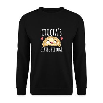 Pierogi polonais - Sweat-shirt Unisexe - noir - Devant - Alina (178cm) & Michal (187cm)