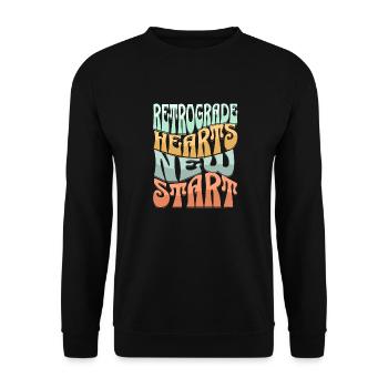 Rompre Divorce Citations Nouveau Départ Motivation - Sweat-shirt Unisexe - noir - Devant - Alina (178cm) & Michal (187cm)