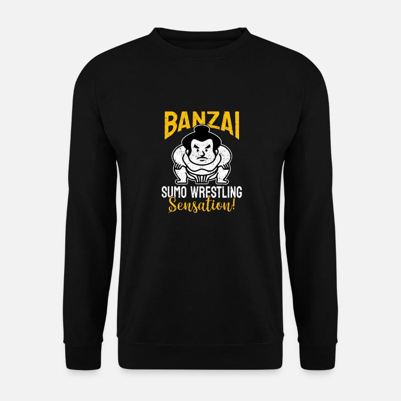 Banzai Sumo-Ringer-Sensation - Unisex Pullover - Schwarz