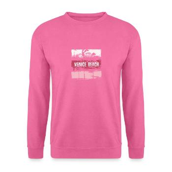 Venice Beach Kalifornien Urlaubssouvenir - Unisex Pullover - Pink - Vorne