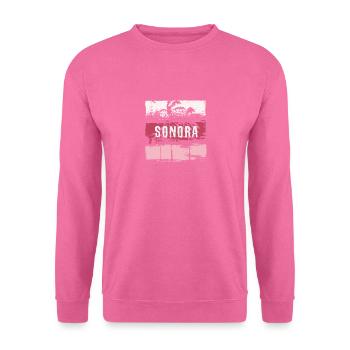 Sonora Mexiko Urlaub Souvenir Abstrakt Künstlerisch - Unisex Pullover - Pink - Vorne