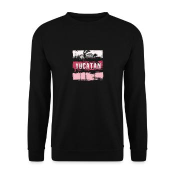 Yucatan Mexico Vacation Souvenir Abstract Artistic - Unisex Sweatshirt - black - Front - Alina (178cm) & Michal (187cm)