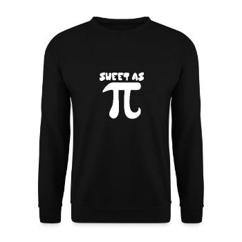 Pi Day Nerd Geek Love Math Pi Symbole Enfants Hommes - Sweat-shirt Unisexe - noir - Devant - Alina (178cm) & Michal (187cm)