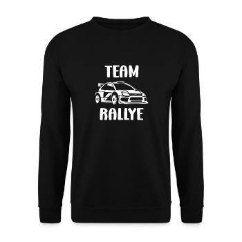 Humour pilote de rallye - Sweat-shirt Unisexe - noir - Devant - Alina (178cm) & Michal (187cm)