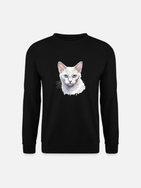 Burmilla Chaton Burmilla Chat - Sweat-shirt Unisexe - noir