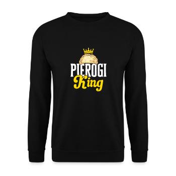 Pierogi polonais - Sweat-shirt Unisexe - noir - Devant - Alina (178cm) & Michal (187cm)
