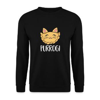 Pierogi polonais - Sweat-shirt Unisexe - noir - Devant - Alina (178cm) & Michal (187cm)