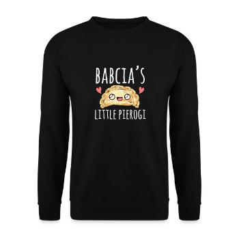 Pierogi polonais - Sweat-shirt Unisexe - noir - Devant - Alina (178cm) & Michal (187cm)