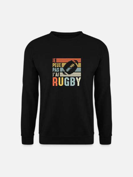 J'Peux Pas J'ai Rugby Joueur de Rugby france Drôle - Sweat-shirt Unisexe - noir