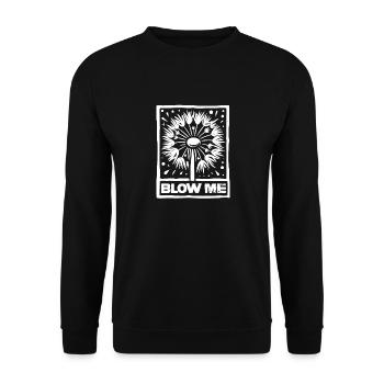 Pissenlit - Cadeau amusant pour les amoureux de la nature - Sweat-shirt Unisexe - noir - Devant - Alina (178cm) & Michal (187cm)