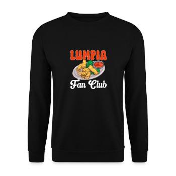 Lumpia Philippinisches Essen Philippinen - Unisex Pullover - Schwarz - Vorne - Alina (178cm) & Michal (187cm)