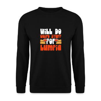 Lumpia Cuisine philippine Philippines - Sweat-shirt Unisexe - noir - Devant - Alina (178cm) & Michal (187cm)