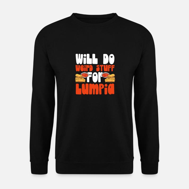Lumpia Philippinisches Essen Philippinen - Unisex Pullover - Schwarz
