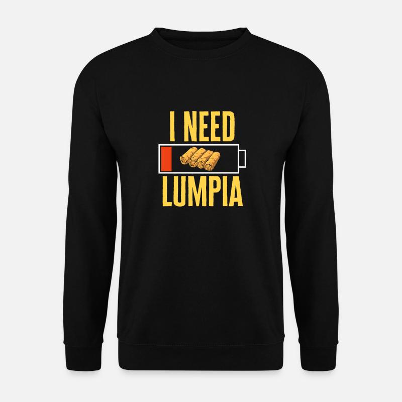 Lumpia Philippinisches Essen Philippinen - Unisex Pullover - Schwarz
