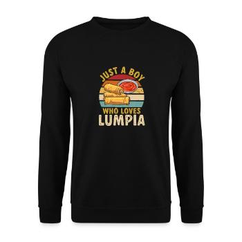 Lumpia Cuisine philippine Philippines - Sweat-shirt Unisexe - noir - Devant - Alina (178cm) & Michal (187cm)
