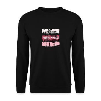 Puerto Penasco Mexico Rocky Point Vacation - Unisex Sweatshirt - black - Front - Alina (178cm) & Michal (187cm)