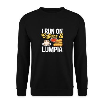 Lumpia Cuisine philippine Philippines - Sweat-shirt Unisexe - noir - Devant - Alina (178cm) & Michal (187cm)