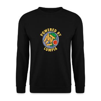 Lumpia Philippinisches Essen Philippinen - Unisex Pullover - Schwarz - Vorne - Alina (178cm) & Michal (187cm)
