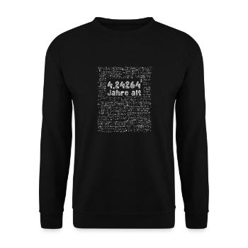 18. Geburtstag Mathe Mathematiker 18 Jahre Alt - Unisex Pullover - Schwarz - Vorne - Alina (178cm) & Michal (187cm)