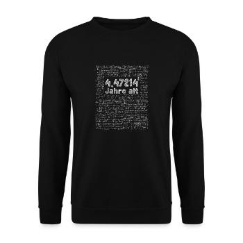 20e anniversaire Mathématicien Mathématicien 20 ans - Sweat-shirt Unisexe - noir - Devant - Alina (178cm) & Michal (187cm)