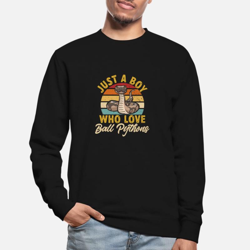 Ball Python Schlange Königspython Unisex Pullover