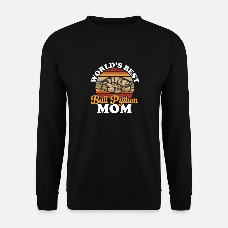 Ball Python Snake King Python - Sweat-shirt Unisexe - noir
