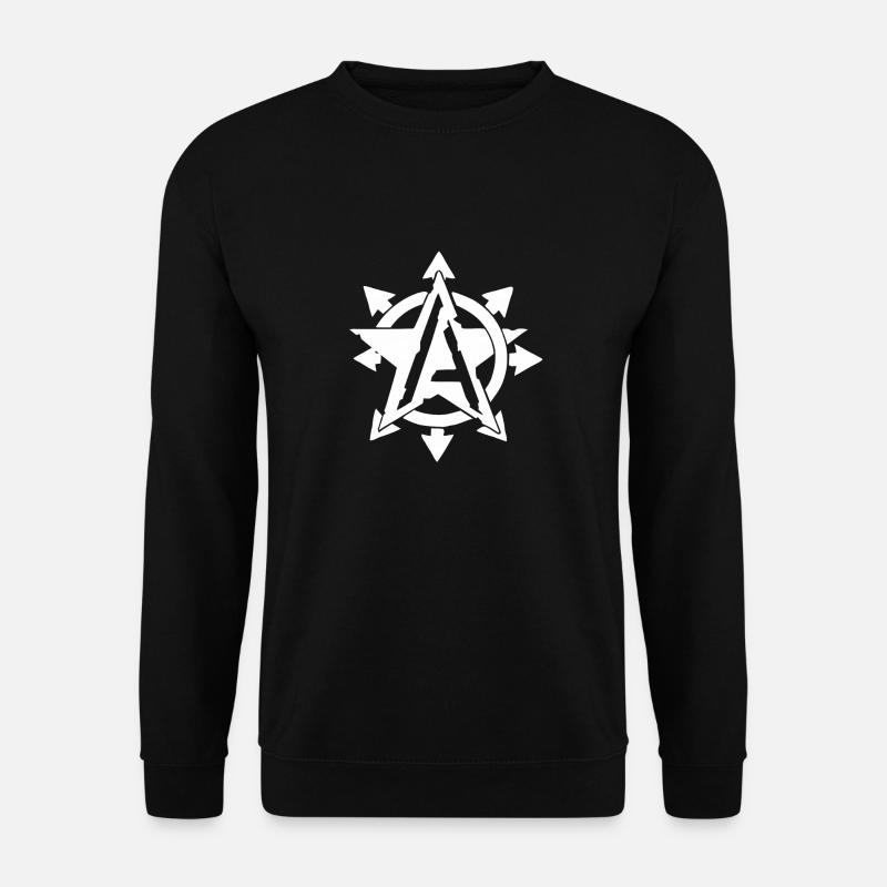 Mystischer Kompass Mit Sternenmuster - Unisex Pullover - Schwarz