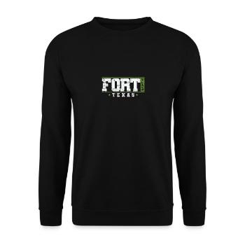 Fort Worth, Texas City aux États-Unis - Sweat-shirt Unisexe - noir - Devant - Alina (178cm) & Michal (187cm)