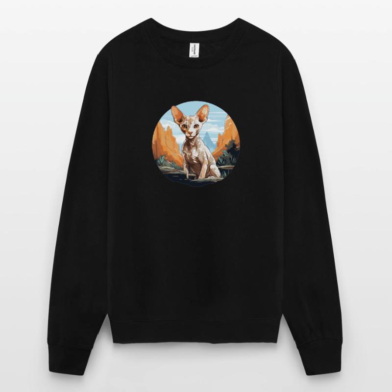 Cornish Rex Kitten Cornish Rex Cat Unisex Sweatshirt