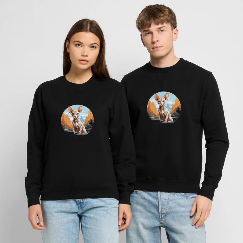 Cornish Rex Kitten Cornish Rex Cat Unisex Sweatshirt