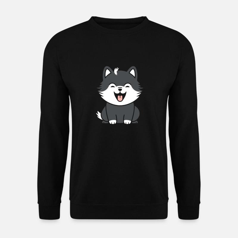 wolf - Unisex Sweatshirt - black