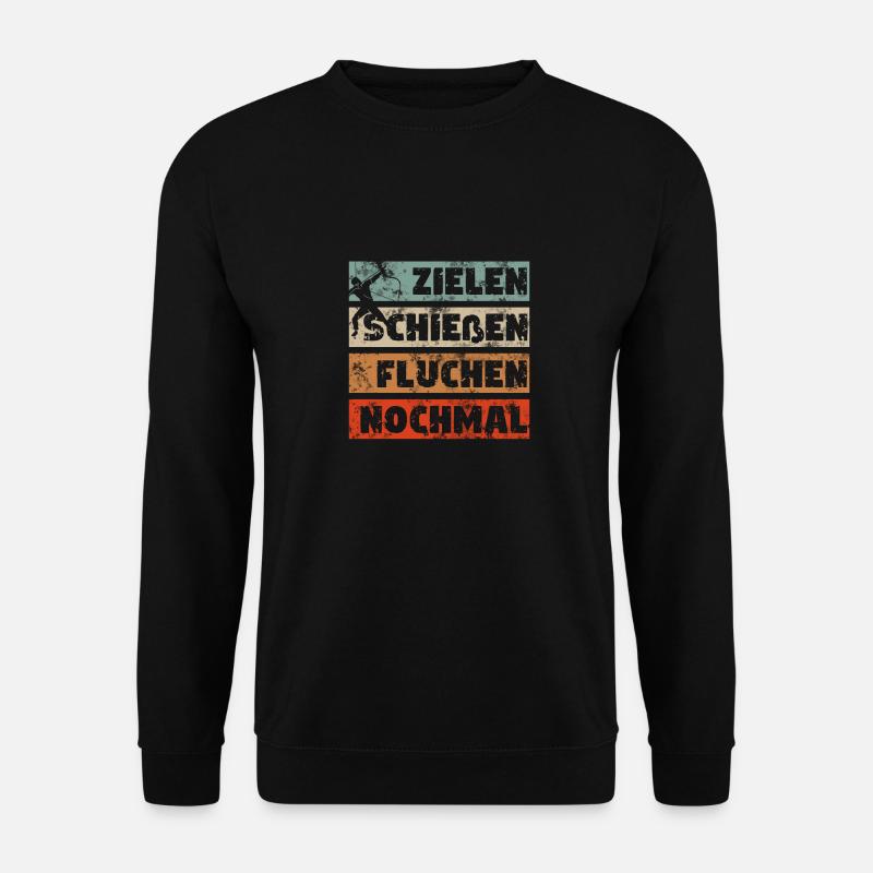 Archer Shirt: Aim, Hit, Repeat - Unisex Sweatshirt - black