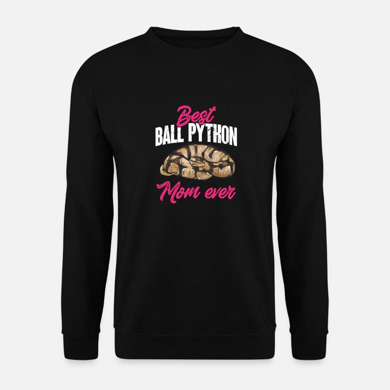 Ball Python Snake King Python - Sweat-shirt Unisexe - noir