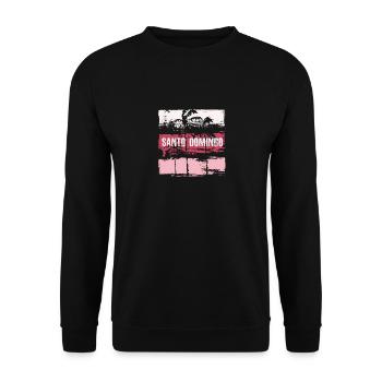 Vacances à Saint-Domingue République dominicaine - Sweat-shirt Unisexe - noir - Devant - Alina (178cm) & Michal (187cm)
