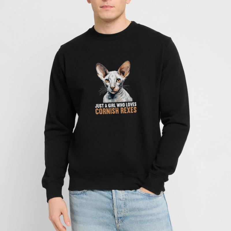 Cornish Rex Kitten Cornish Rex Cat Unisex Sweatshirt