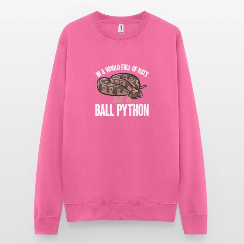 Ball Python Snake King Python Sweat-shirt Unisexe