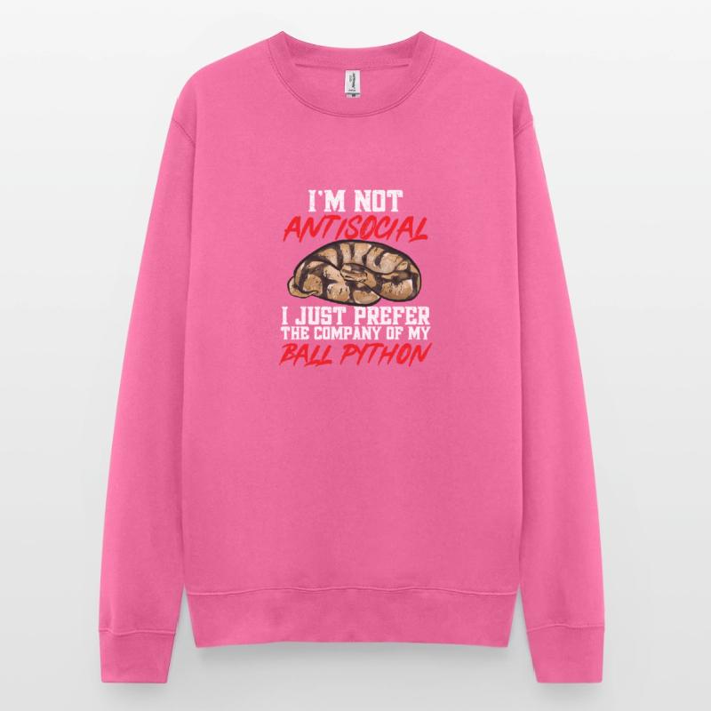 Ball Python Schlange Königspython Unisex Pullover