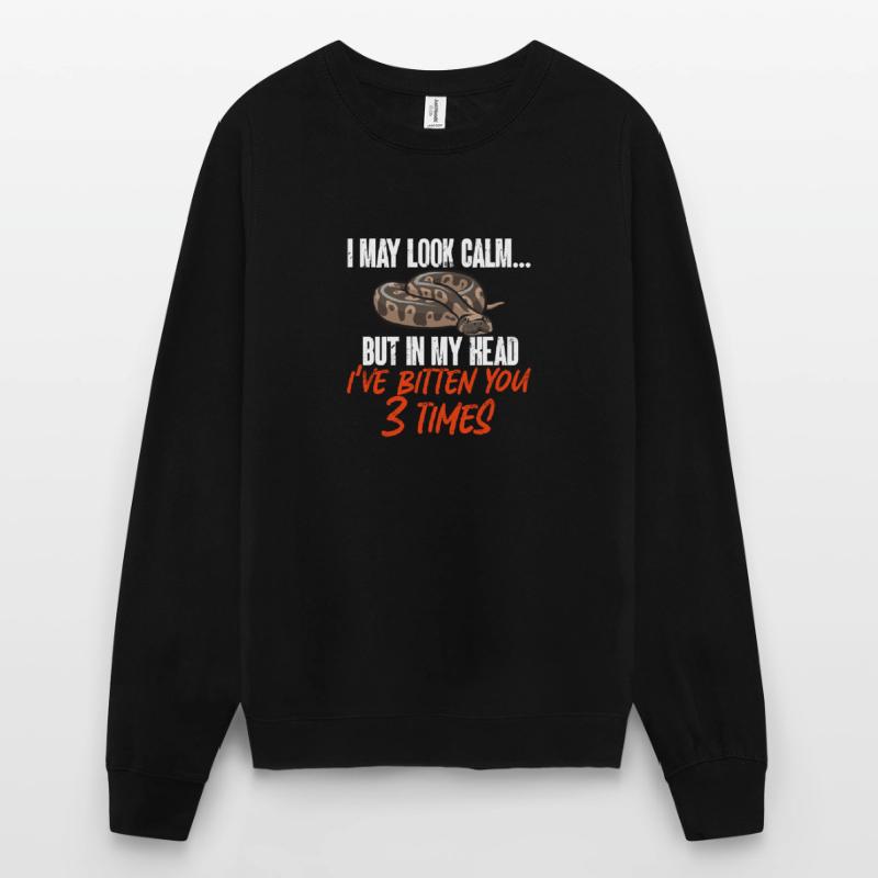 Ball Python Snake King Python Sweat-shirt Unisexe