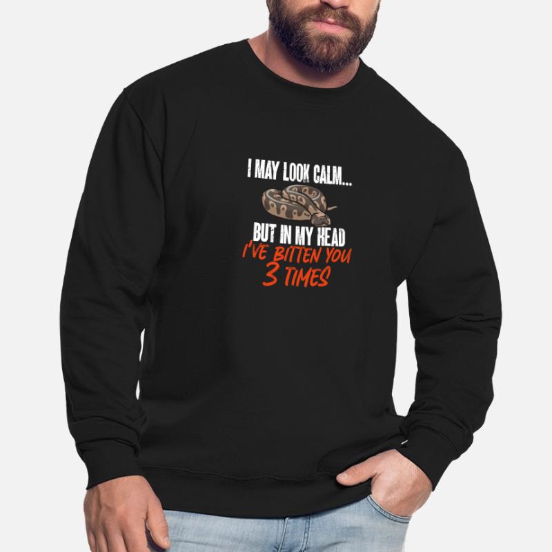 Ball Python Snake King Python Sweat-shirt Unisexe