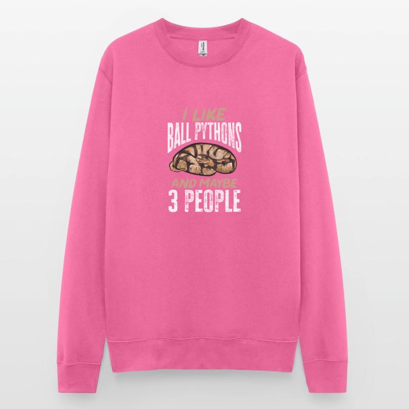 Ball Python Schlange Königspython Unisex Pullover